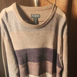 David Taylor Striped Sweater XL